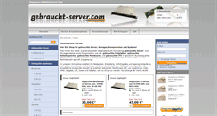 Desktop Screenshot of gebraucht-server.com
